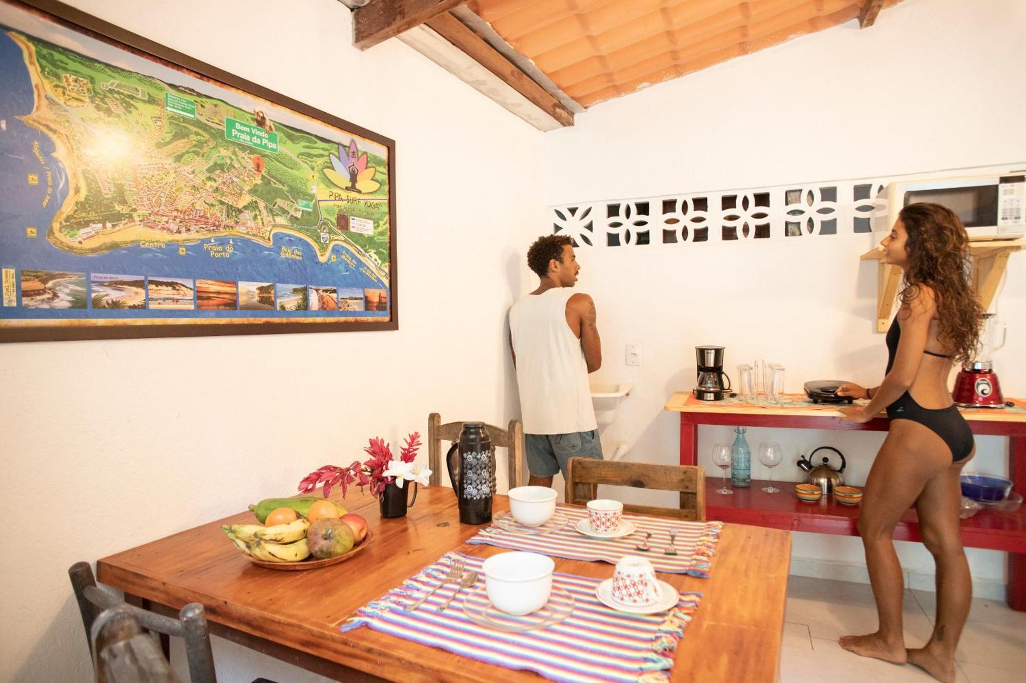 Pipa Surf Yoga Apartamento E Suites Com Cozinha Completa Praia de Pipa ภายนอก รูปภาพ